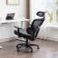 Swivel Ergonomic Office Chair With Adjustable Headrest Armrest, Backrest Tilt Function, Lumbar Support For Executive/Computer Desk/Task Work/Home Office