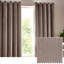 Heavy Chenille Room Darkening Eyelet Curtains-91668138-91668136