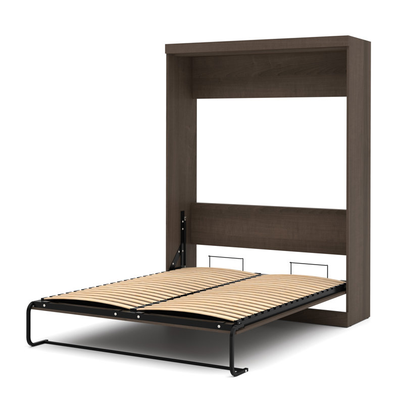 Lit escamotable Velora, Double, Blanc
