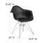 Chaise en plastique Herculaneum avec base chromée-24628020