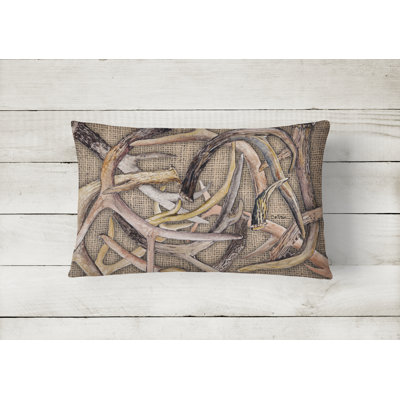 Deer Outdoor Reversible Throw Pillow