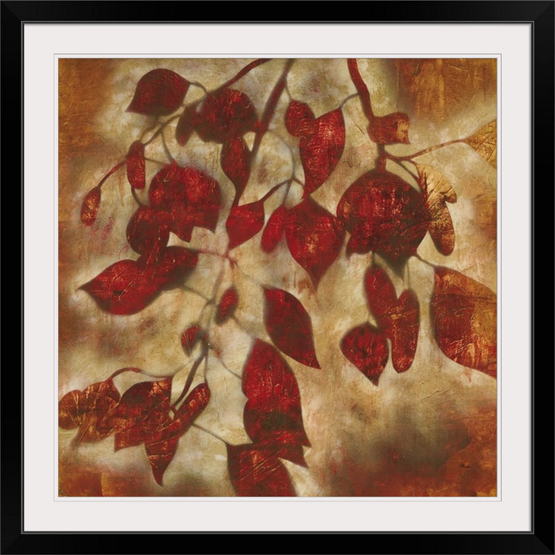 « i » par randy hibberd,, reproduction d’art Organic Harmony, H 35 po x l 35 po x P 1,5 po, Toile