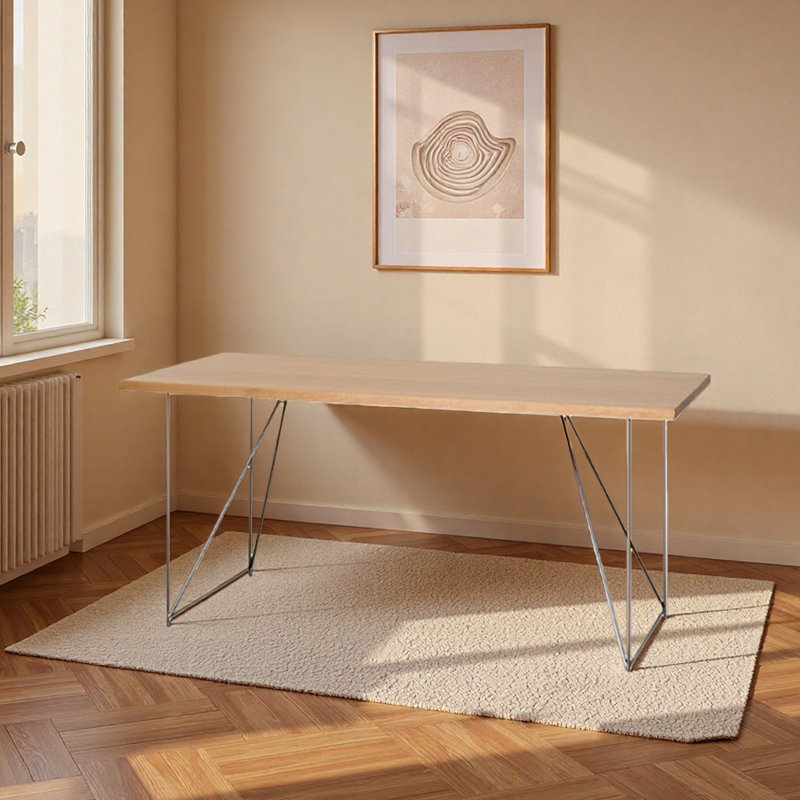 Bureau d'écriture Simple, 29.52" H x 78.74" W x 35.43" D