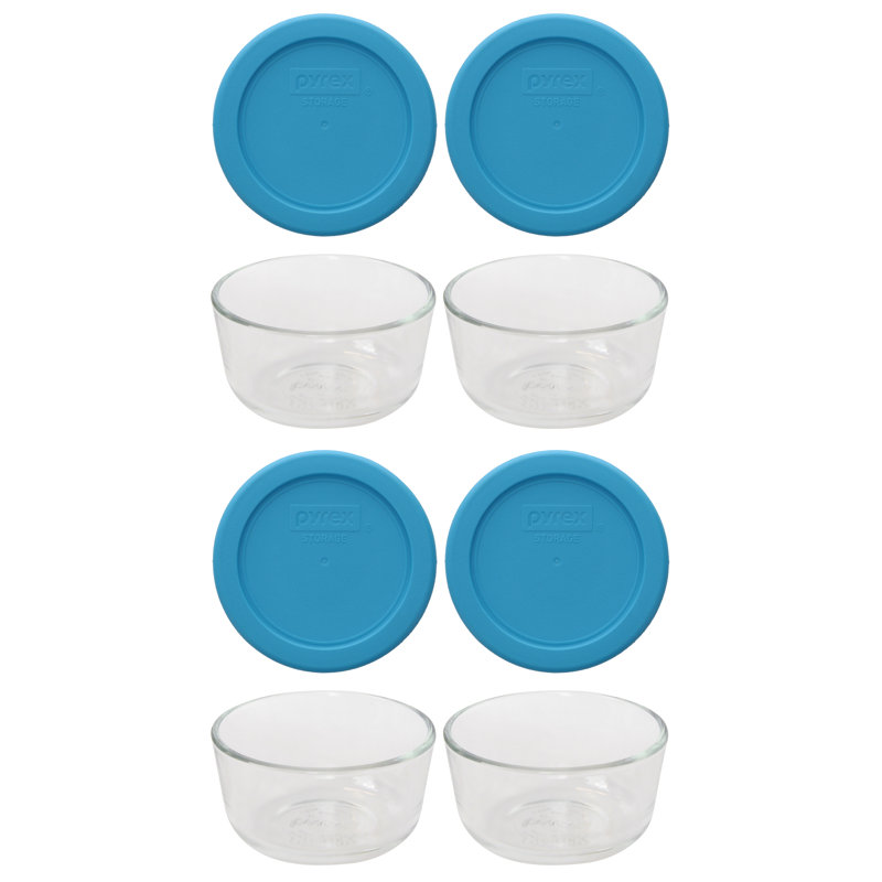4 Cup Food Storage Container, Blue Pantone