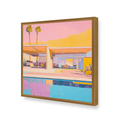 «Case Study House II» par Walker Noble, reproduction d'art