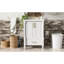 Meuble-lavabo moderne avec tiroir et dossier ouvert-229315432