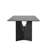 Arechiga Modern Contemporary Rectangular Dining Table With Tempered Glass Table Top - Seats Up To 6-2077217812