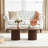 39.38'' W Oval Single Coffee Table-1159105020