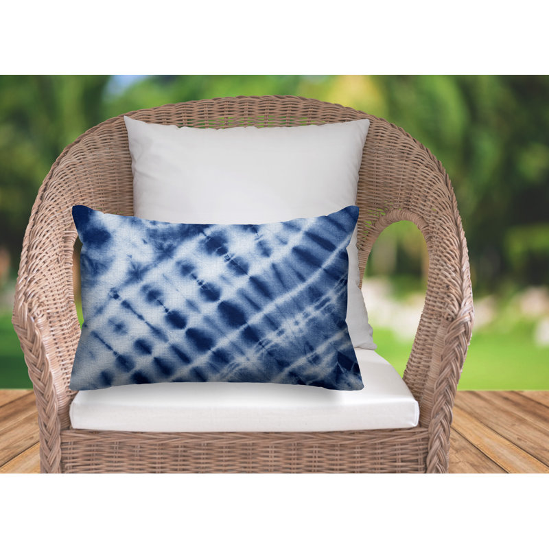 Hosi Abstract Outdoor Reversible Throw Pillow