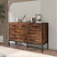 Commode en bois avec 7 tiroirs, rangement pour vêtements, armoire de rangement-1692999247