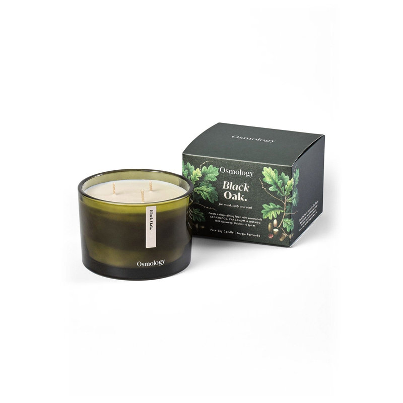 Black Oak Scented Triple Wick Candle