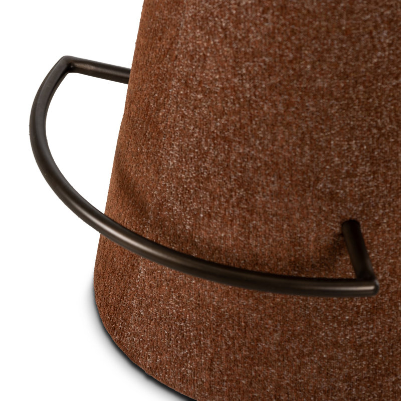 Cannes Swivel Stool-Crypton Wayfarer Sienna-Counter, Crypton Wayfarer Sienna