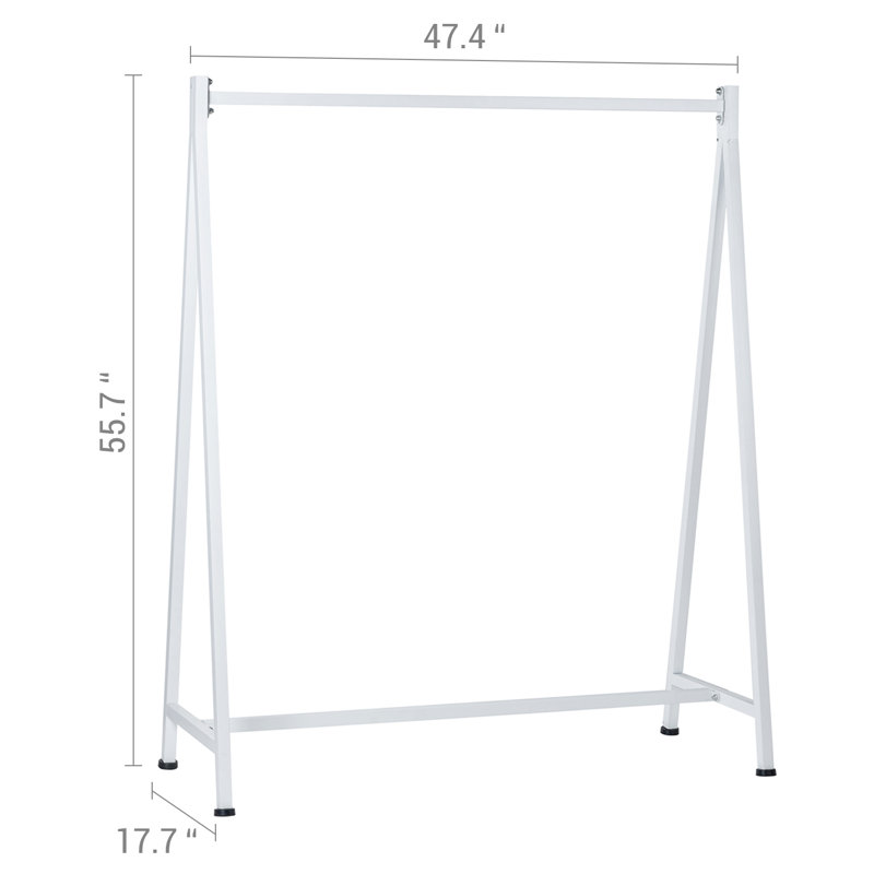 A-Frame Metal Freestanding Clothes Storage Rack