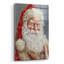  «Victorian Santa» par Ashley Bradley, art mural en verre acrylique, 24 po x 36 po