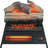 Electric Fireplace With Realistic 3D Log Set, Infrared Heater For Indoor Use And Energy Efficiency