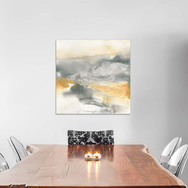 Minéraux ii, reproduction d’art sur toile tendue, H 37 po x l 37 po x P 1,5 po, Toile tendue, Pas de tapis