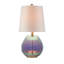 Lampe de table en verre irisé