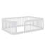 Structure de lit double avec barrière de sécurité Montessori-1523248028