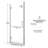 Coppia 24" W x 72" H Framed Shower Door-1054479968-1054479969