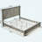 Kernie 3-Piece Bedroom Set With King Size Platform Bed And 2 Fluted Nightstands-122083548-122083552