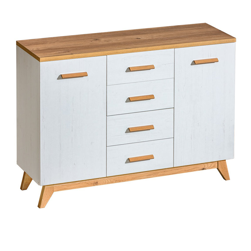 Jacquelyn 130cm W 4 - Drawer Chest of Drawers