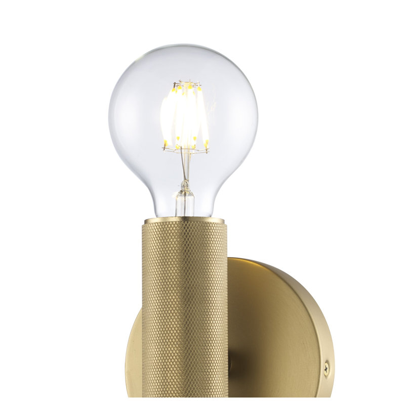 Cabot Armed Sconce, Antique Gold, 6" H x 4.7" W x 3.3" D
