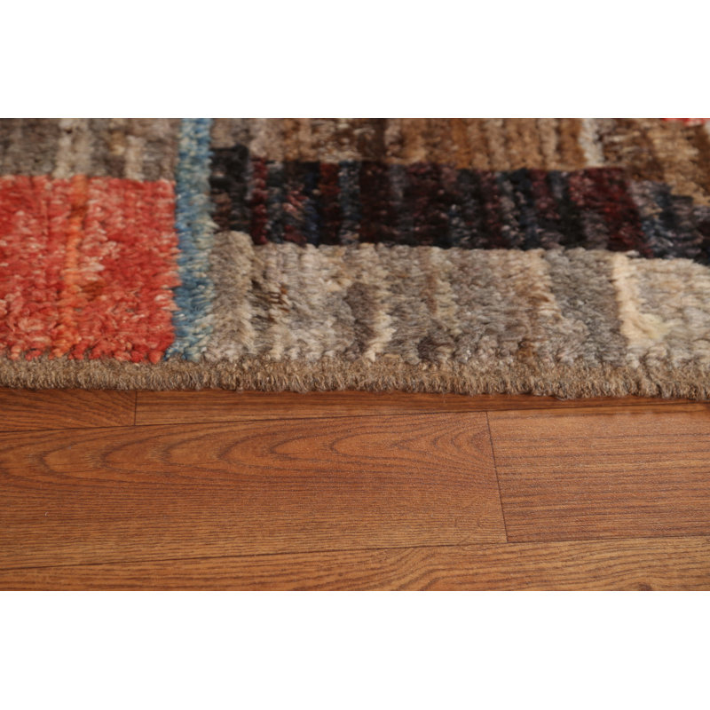 One-of-a-Kind 6'0'' X 7'9'' New Age Wool Area Rug in Gray