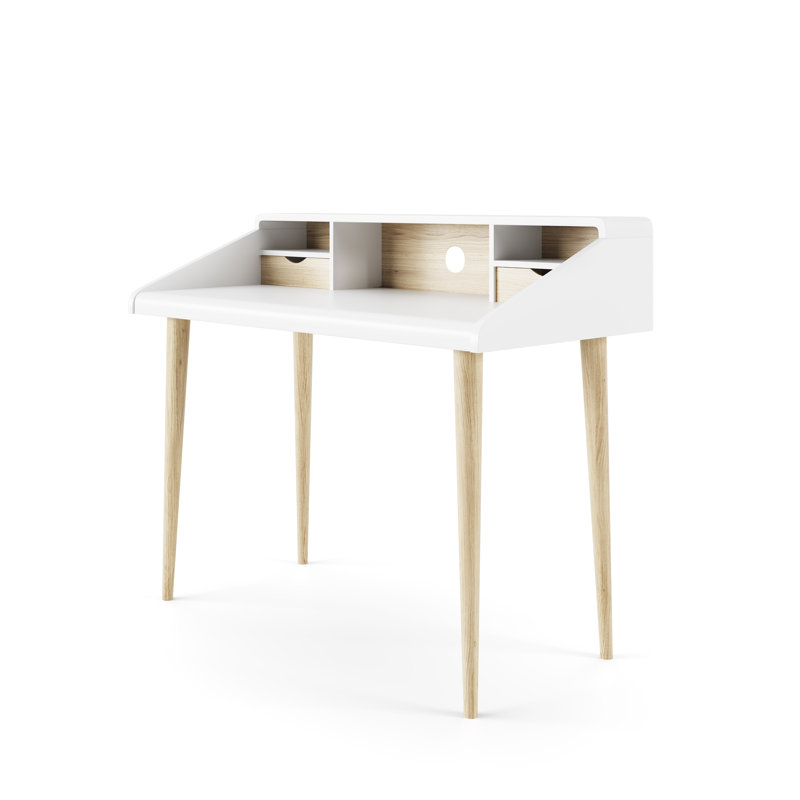 Evesham Solid Wood Top Writing Desk