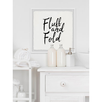 Fluff And Fold Laundry Fun - Single Picture Frame Print