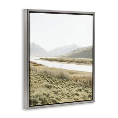 Cadre flottant River Mountains Peace, design par Leah Straatsma