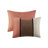 King Size Coral Bedding - Faux Suede Comforter With Pieced Design 7 Piece