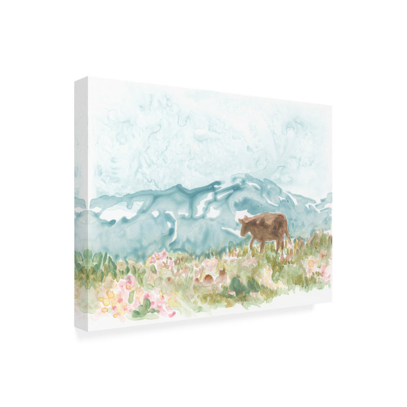«Cow Meadow IV» sur, H 24 po x l 24 po