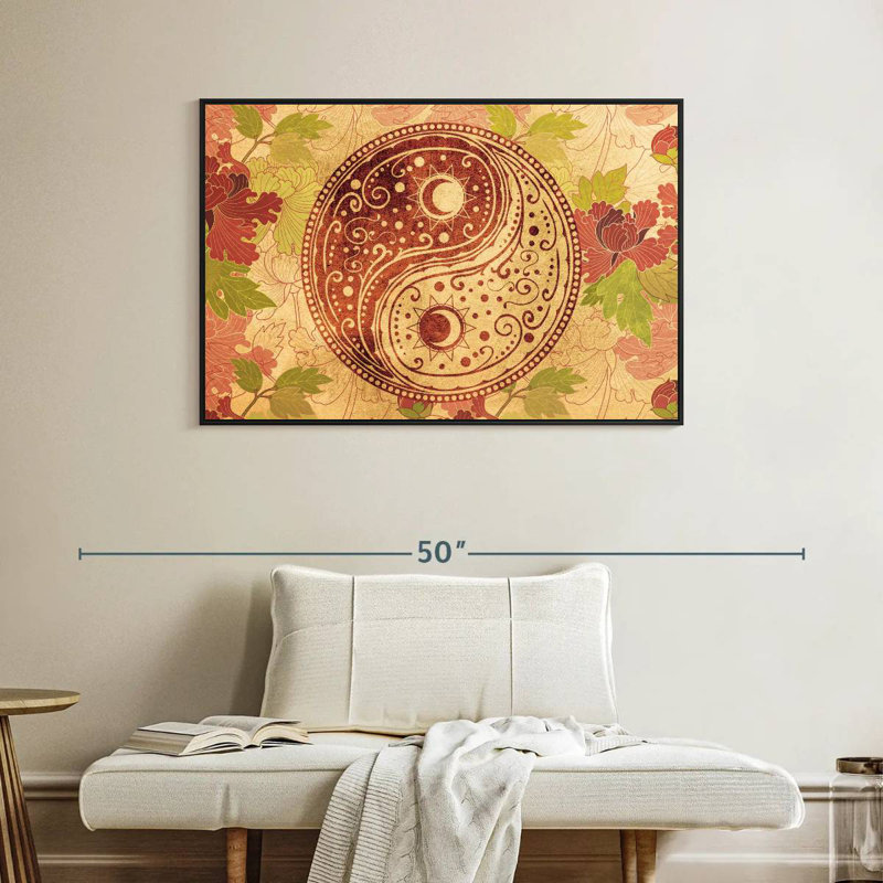 Couleurs d'automne Kerrick Yin Yang, H 27 po x l 40 po