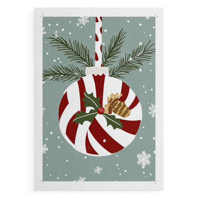 Fêtes de Noël, art DCCVI - impression sur toile seulement - non encadrée