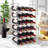 Sorbus 12 Bottle Stackable Copper Wine Rack 3-Tier-910859460