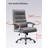 Modern Minimalist Leather & Iron Office Chair
