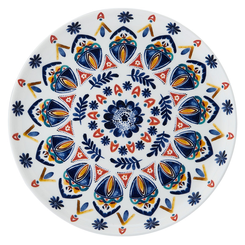 Mikasa Painted Medallion 9 In. Salad Plates