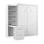 Grand lit escamotable 90 W avec bureau coulissant-354613056