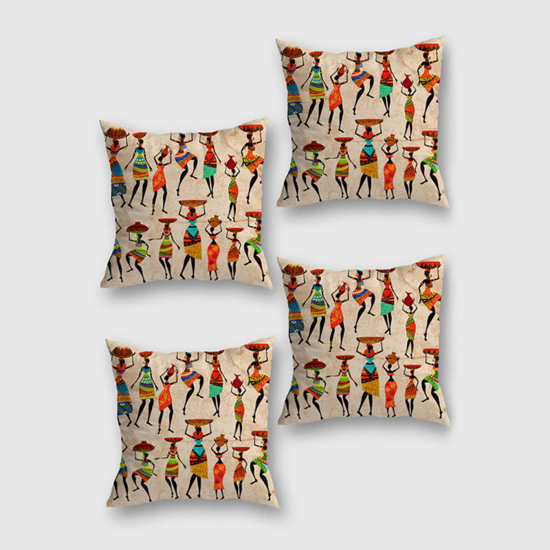Ensemble de housse de coussin décoratif Janelle