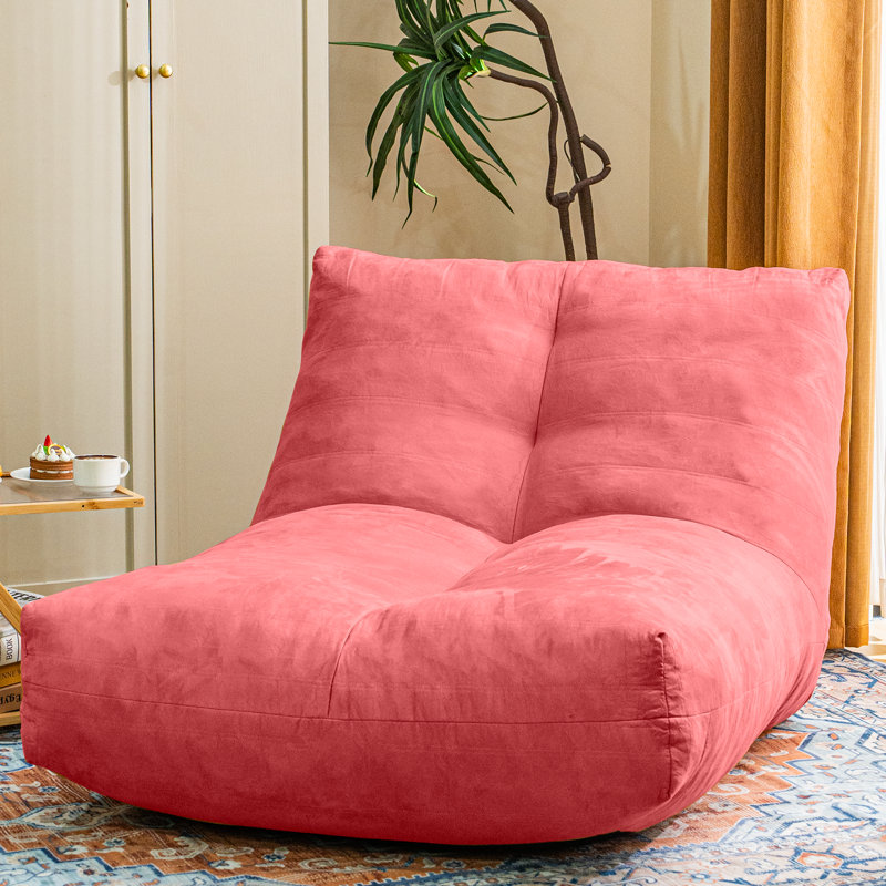 Harpenden Bean Bag Sofa, Harpenden Pink Cotton
