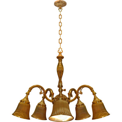 Espy 5 - Light Candle Style LED Chandelier