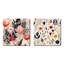 Auguste - Ensemble de 2 collages carrés botaniques abstraits-102163465-102163469