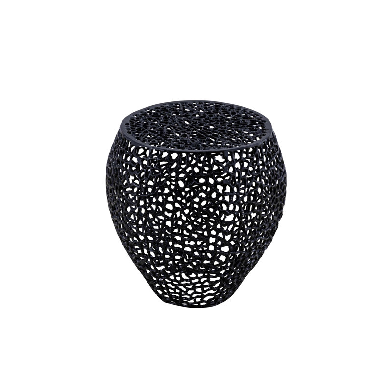 Modern End Table, Black