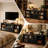 71" TV Stand For Tvs Up To 80 Inch,Modern Farmhouse Entertainment Center With Arched Cabinet Doors & Open Adjustable Storage Shelves,Media Console Table For Living Room,Black-372784791