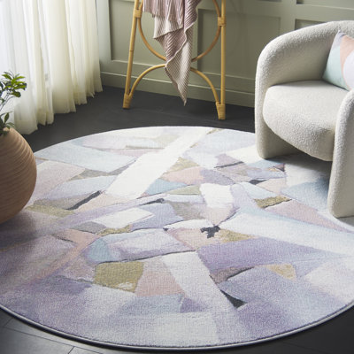 Tapis bleu / rose Germari 6937