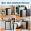 Hobbylane Freestanding Mini Fridge