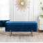 Miajah Velvet Upholstered Flip Top Storage Bench-251652346