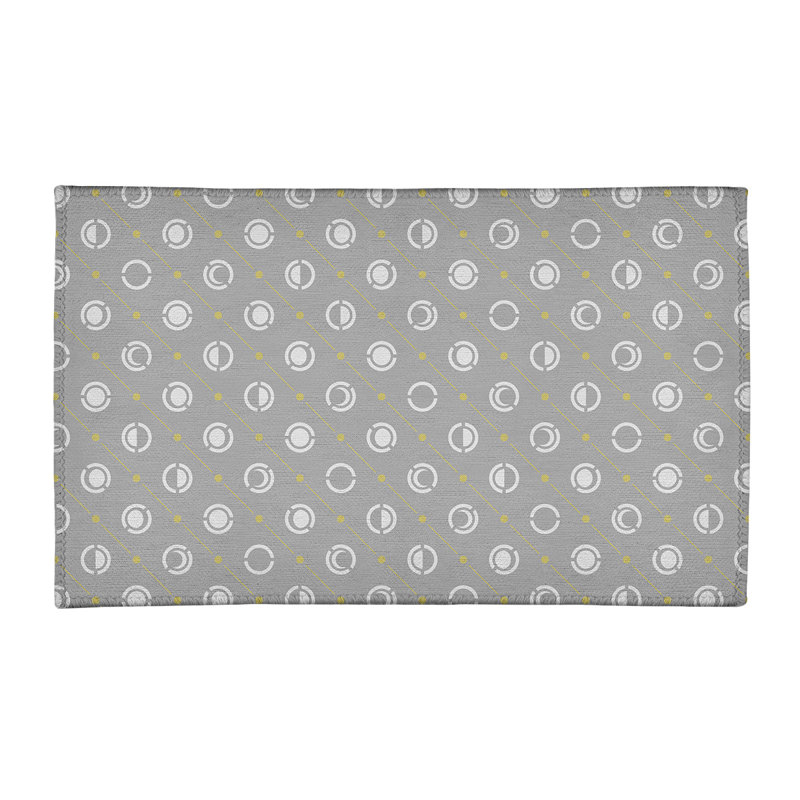 Chenille Geometric Indoor Rug, Rectangle 5' x 7'