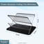Buckingham 2-Tier Folding Dish Drying Chrome Rack with Tray 42 cm