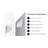Amoriah Iron Rectangle Wall Mirror-1588557133